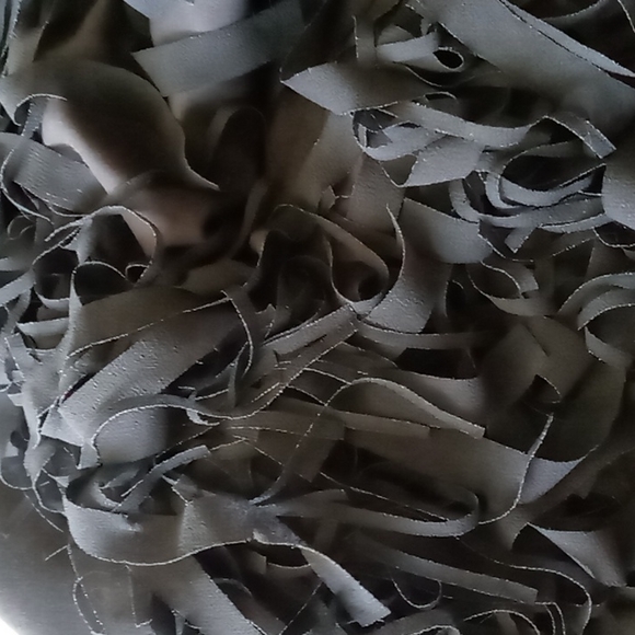 Banana Republic black blouse with fringe at the bottom size x small - Picture 12 of 13